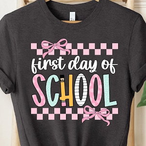 Happy First Day of School Teacher Shirt, 1st Day of School Shirt, School Teacher Life Shirt, Teacher Appreciation Gift, Back to School Shirt