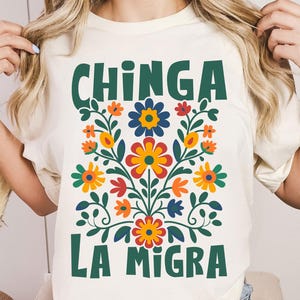 Anti-Trump Chinga La Migra Shirt, Protect Defend Immigrants Shirt, Political Tee, Statement T-Shirt, Activist Protest Shirt, Political Gift