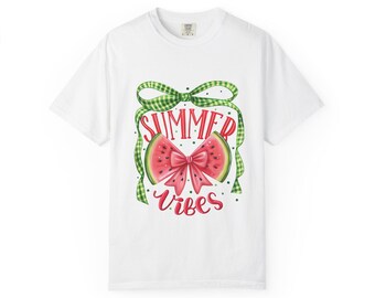 Summer Vibes Watermelon T-shirt: Comfort Colors Unisex Tee
