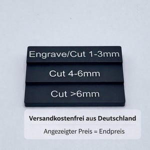 Bloc de mise au point laser – Jauge de mise au point multi-étapes pour lasers à diodes (Creality, Atomstack, Ortur) – Livraison gratuite en Allemagne