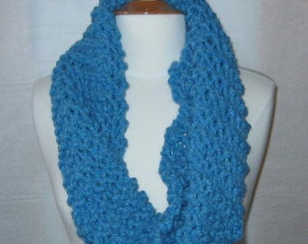 Soft and Plush Sky Blue Cowl Scarf Neck Warmer