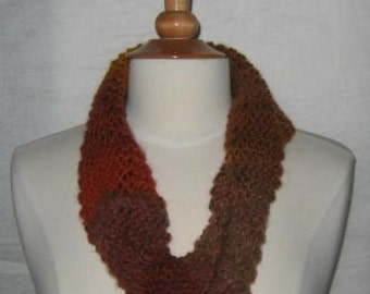 Autumn Leaves Cowl Neck Warmer Scarf