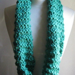 Cozy and Plush Mint Green Jade Cowl Scarf Neck Warmer image 4