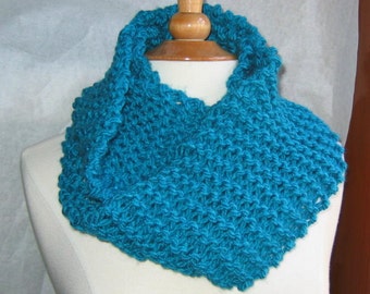 Lush Teal Infinity Cowl Scarf Neck Warmer