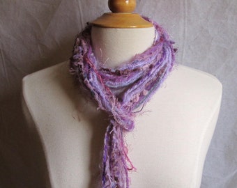 The Knotty Scarf in Lavender and Lilac