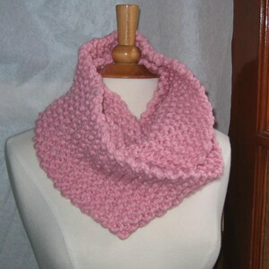 Bubblegum Pink Infinity Cowl Scarf Neck Warmer