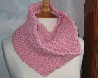 Bubblegum Pink Infinity Cowl Scarf Neck Warmer