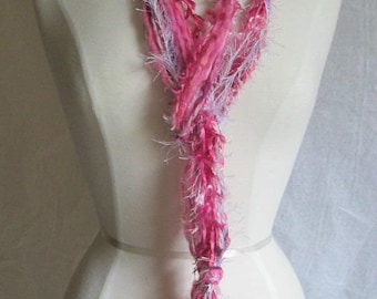 The Knotty Scarf in Strawberry Hubba Bubba