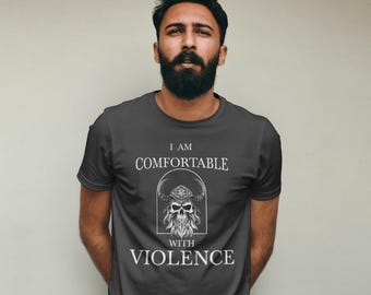 Viking Graphic T-Shirt: Edgy Alternative Style, Norse Warrior