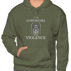 Viking Warrior Hoodie: Norse Mythology Sweatshirt