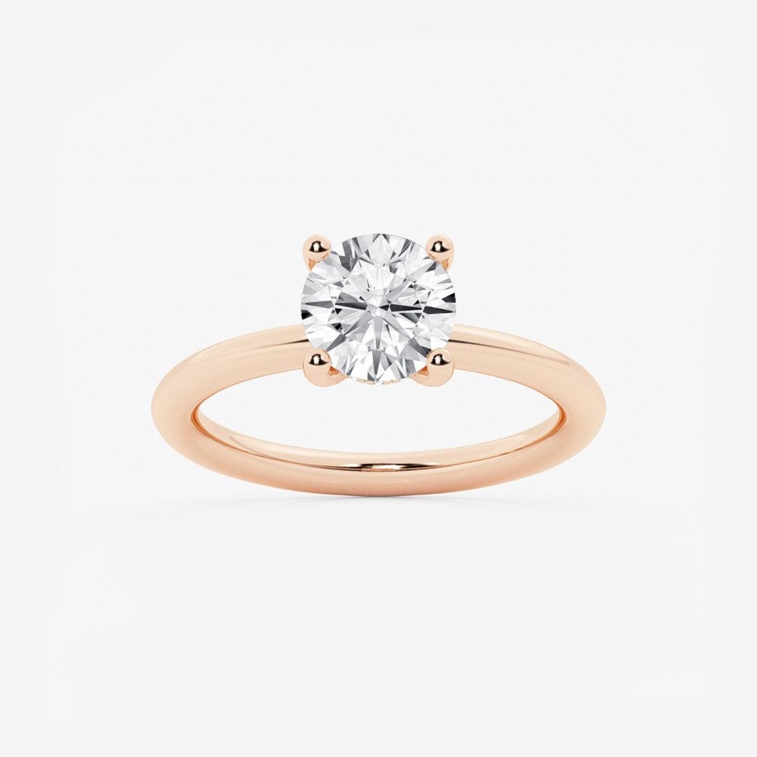 Eleanor R Diamond 14K Gold Eleanor-hidden Halo Engagement Ring - Lab Diamonds | IGI ...