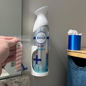 Febreze Holder Wall Mount Air Freshener and similar shaped spray bottles