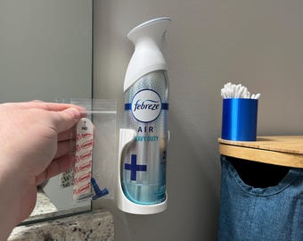 Febreze Holder Wall Mount Air Freshener and similar shaped spray bottles
