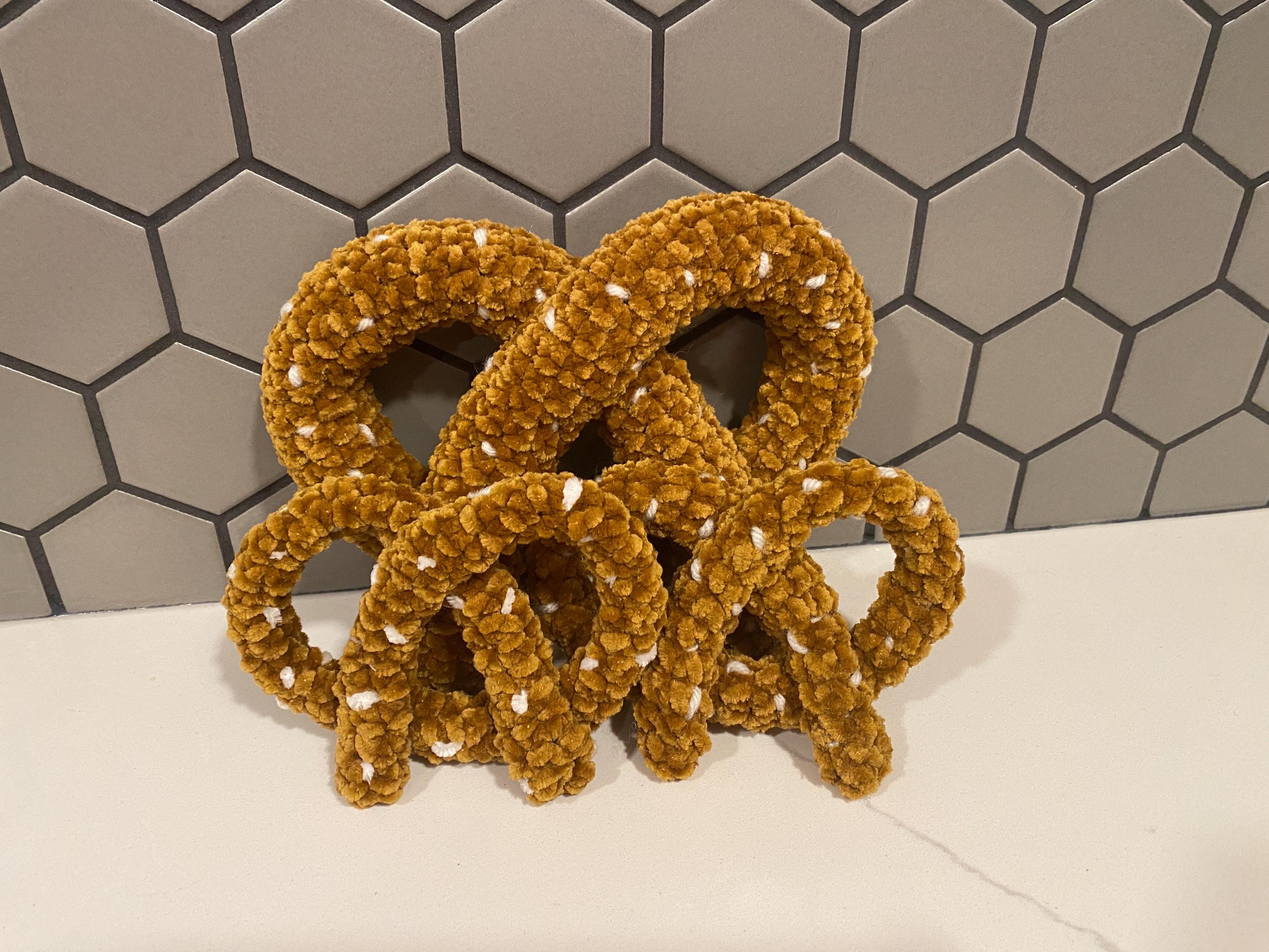 Crocheted Pretzels