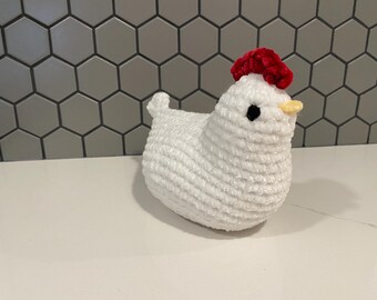 Crocheted Mama Chicken