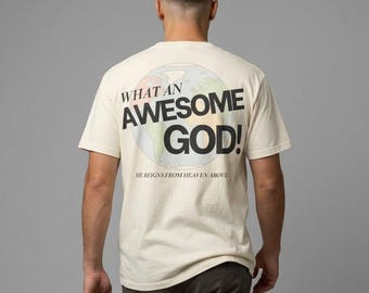 Awesome God T Shirt Unisex, Song of the Saints Tour, Christian Worship Tee, Phil Wickham Inspired Concert Gift Merch, Comfort Colors T-Shirt