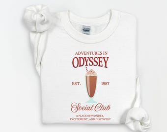 Adventures in Odyssey Social Club, Whit's End Sweatshirt, AIO sweatshirt, Odyssey fan gifts, Adventures in Odyssey Gift, Whit's End Tshirt