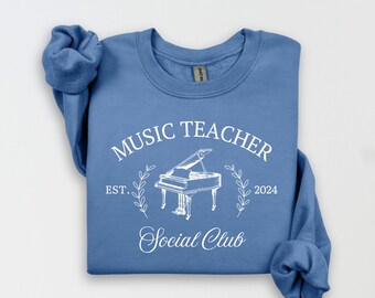 Custom Music Teacher Shirt, Music Teacher Gift, Music Teacher T-shirt, Teacher Appreciation Gift, Piano Teacher Sweatshirt, Piano Shirt