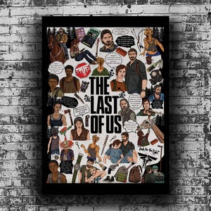 The Last of Us Part 1 Poster|Gaming Poster|Video Game Wall Art|The Last of Us Fan Gift| TLOU Decor|TLOU Part 1 Poster Wall Decor