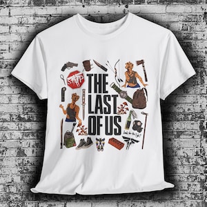 The Last of Us T-shirt,Unisex TLOU Shirt,Gamer Shirt,Video Game Merchandise,Gift for Gamers, Retro Style T-shirt,TLOU Fan Gift, Ellie Joel