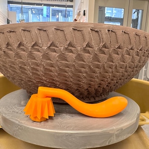 Pottery Texture Tool with 5 Interchangeable Heads