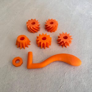 Pottery Texture Tool with 5 Interchangeable Heads