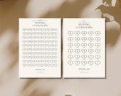 Wedding Countdown Tracker: 100 & 30 Day Printable (PDF Bundle)