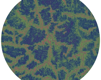 Mata winylowa typu slipmat - Swamp Marble, dwustronna, do gramofonu
