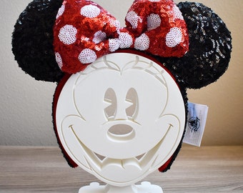 EAR UP! - 3D Printed Mouse Ear Holder & Modular Display Stand | Magical Organizer | Themed Home Interior Decoration | Stackable Space Saver