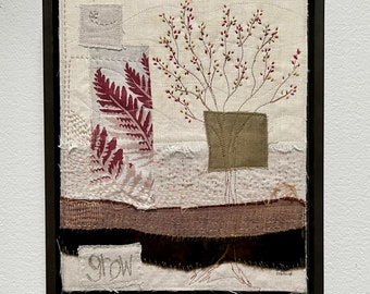 Grow ~ original textile art