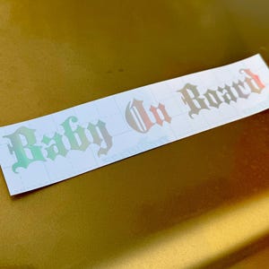 Naklejka na samochód Baby On Board | Naklejka na zderzak Mommy Daddy | Naklejka na samochód Hot Mom Emo Goth | Naklejka na zderzak | Prezent dla niej | Prezenty dla mamy | Nowa mama