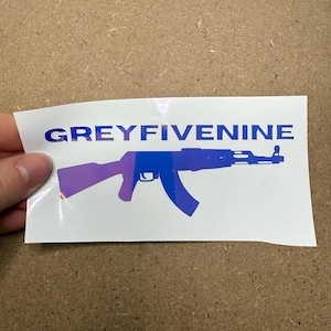 Suicideboys GREYFIVENINE AK47 car decal  | Suicideboys Bumper Sticker Gift for Her | Ruby da cherry | Scrim | Suicide boys merch
