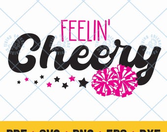 Jubeln SVG, jubeln, png, eps, pdf, dxf, Cheerleader, Pom Pom, Jubel-Shirt-Design, Gefühl fröhlich, Jubeln-Aufkleber-Design, Jubeln-Becher-Design