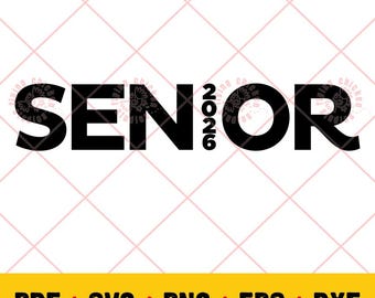 Class of 2026 SVG-Schnittdesign für Cricut Silhouette usw. Geschenkidee für bestandene Abschlussfeier. Sweatshirt, T-Shirt, Tasse, etc. 5 Dateien svg png dxf eps pdf