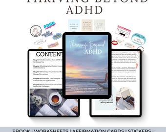 ADHD Support Bundle: Ebook, Workbook, Journal (Digital Download)