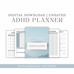 ADHD Digital Planner | ADHD Planner | Instant Download | Digital Planner |