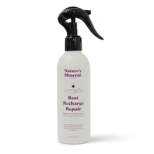 Rest Recharge Repair magnesium spray magnesium supplements Muscle Recovery and Stress Relief Lavender and Chamomile oil spray bottle