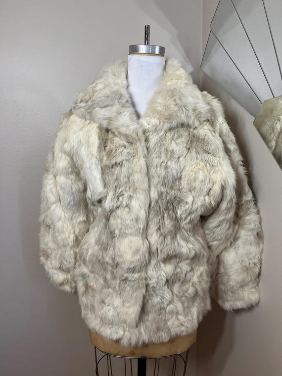 70s rabbit fur coat - Gem