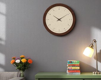 Retro style circle wall clock, Decorative wall clock, Creative wall clock, Modern wall clock, Unique wall clock, French style wall clock