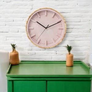 Scandinavian style modern decorative wooden wall clock. Unique wall clock, Creative wall clock