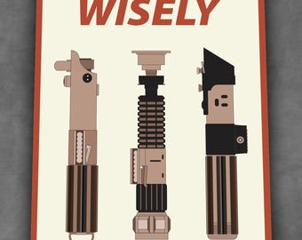 Choose Wisely lightsabers - red - 00021