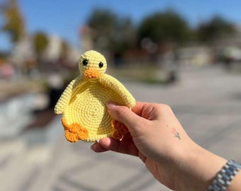 Handmade Crochet Animal Basket: Duck & Frog Amigurumi Bowl