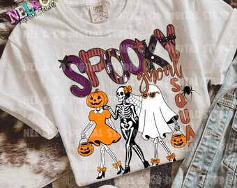 Spooky Ghoul Squad PNG (digitale download)