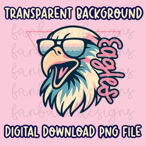 Adler • Buntes Maskottchen • Digitaler Download PNG-Datei