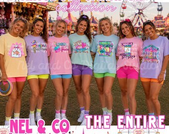 Kingdom Carnival PNG-bundel | Op geloof gebaseerde zomer VBS-shirtontwerpen (digitale download)