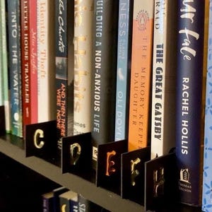 Short Alphabet Dividers, Vinyl Record Alphabetizers, Organizational Dividers