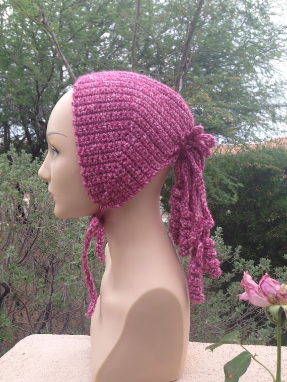 Items similar to Crochet Girls Hat with Curls on Etsy