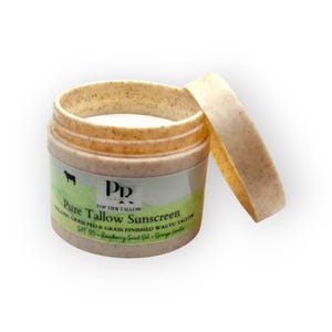 Tallow Sunscreen, Mineral Sunscreen, Organic Sunscreen, Pure Render