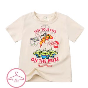 Toy Story Alien Pizza Planet T-shirts, Toy Stroy, Woody, Buzz, Disney, unisex, Pixar top