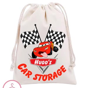 Personalised Cars Lightning McQueen Cars Storage bag, Cars, LMQ, Disney Cars, Cars storage, Toy storage